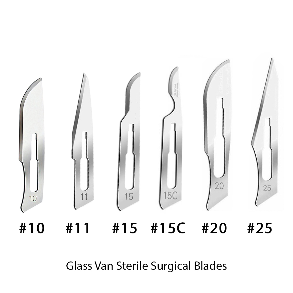 Hmd Glass Van Sterile Surgical Blade (Pack Of 100) 