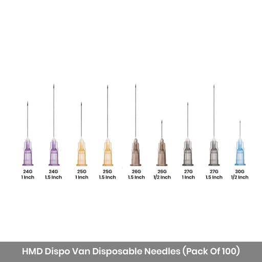 HMD Dispo Van Disposable Needles (Pack Of 100)