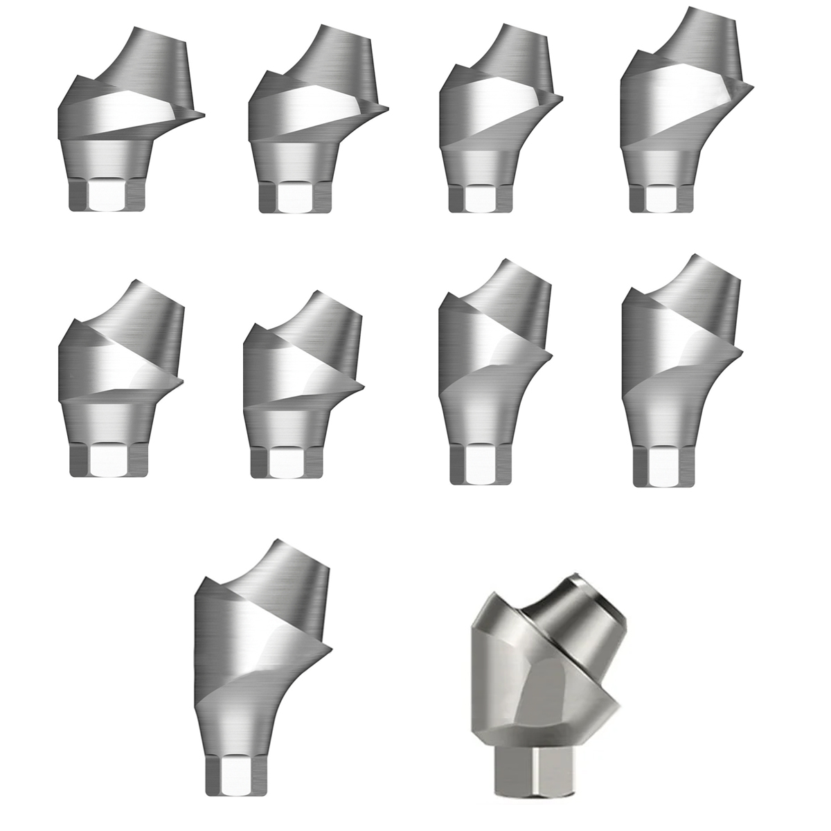 Dentaltech Multi Unit Angular Abutments Regular - Osstem | Dentium | DIO | Cowellmedi | Neobiotech | Dentis Compatible