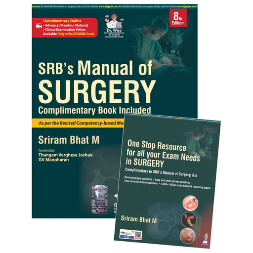 Jaypee Medical SRB's Manual Of Surgery (ISBN - 160375) | Sriram Bhat AM (ISBN - 160375)