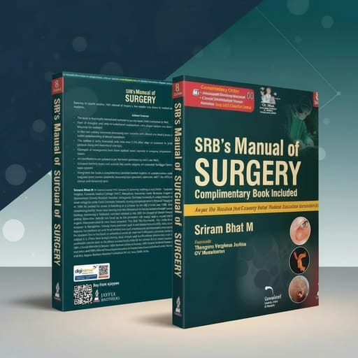 Jaypee Medical SRB's Manual Of Surgery (ISBN - 160375) | Sriram Bhat AM (ISBN - 160375)