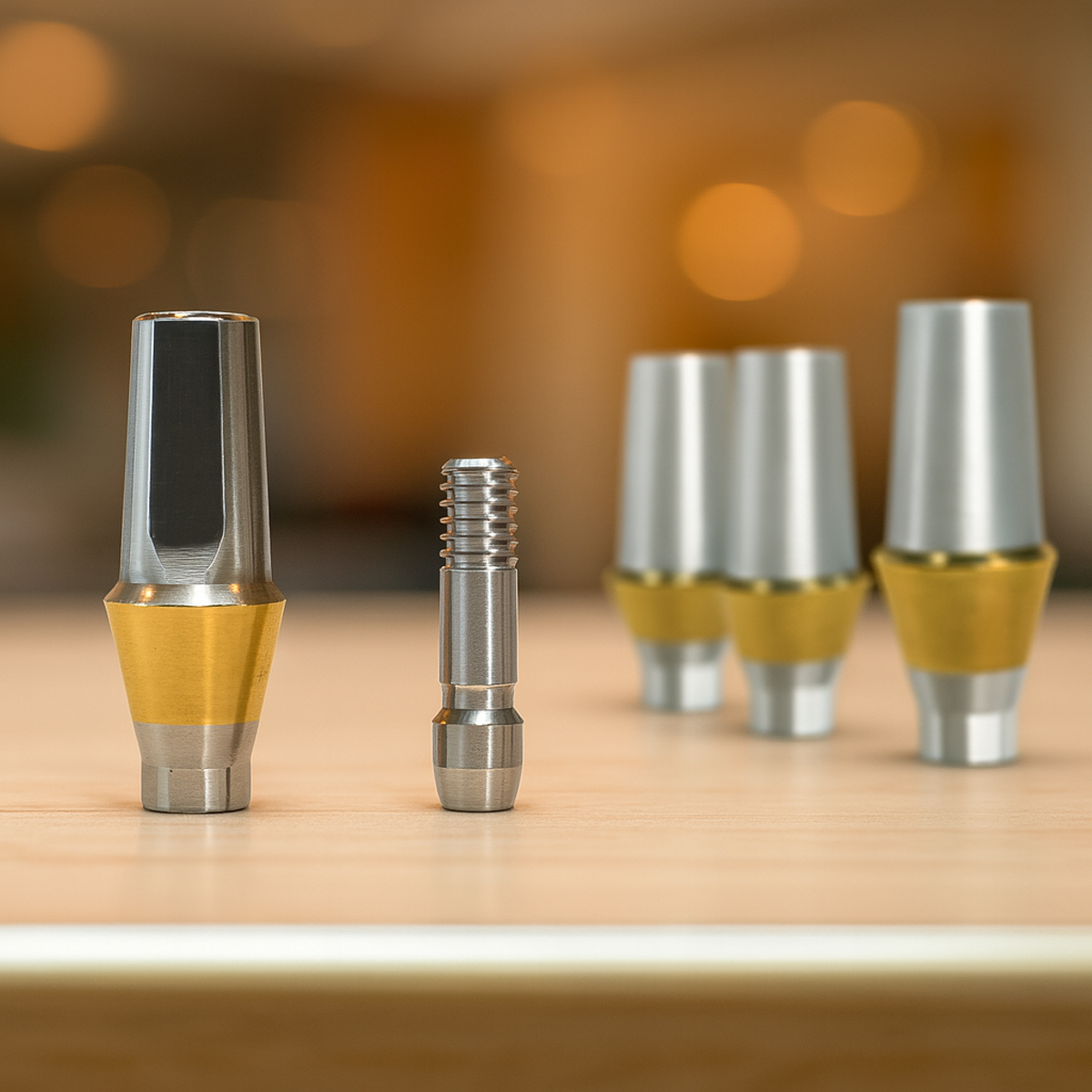 Dentaltech Straight Abutments Regular - Osstem | Dentium | DIO | Cowellmedi | Neobiotech | Dentis Compatible