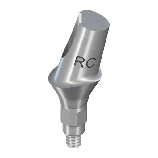 Dentaltech 15° Angular Abutment ∅4.0mm X G/H2mm - Straumann RC Implant Compatible (ITI-RC 022.4552)