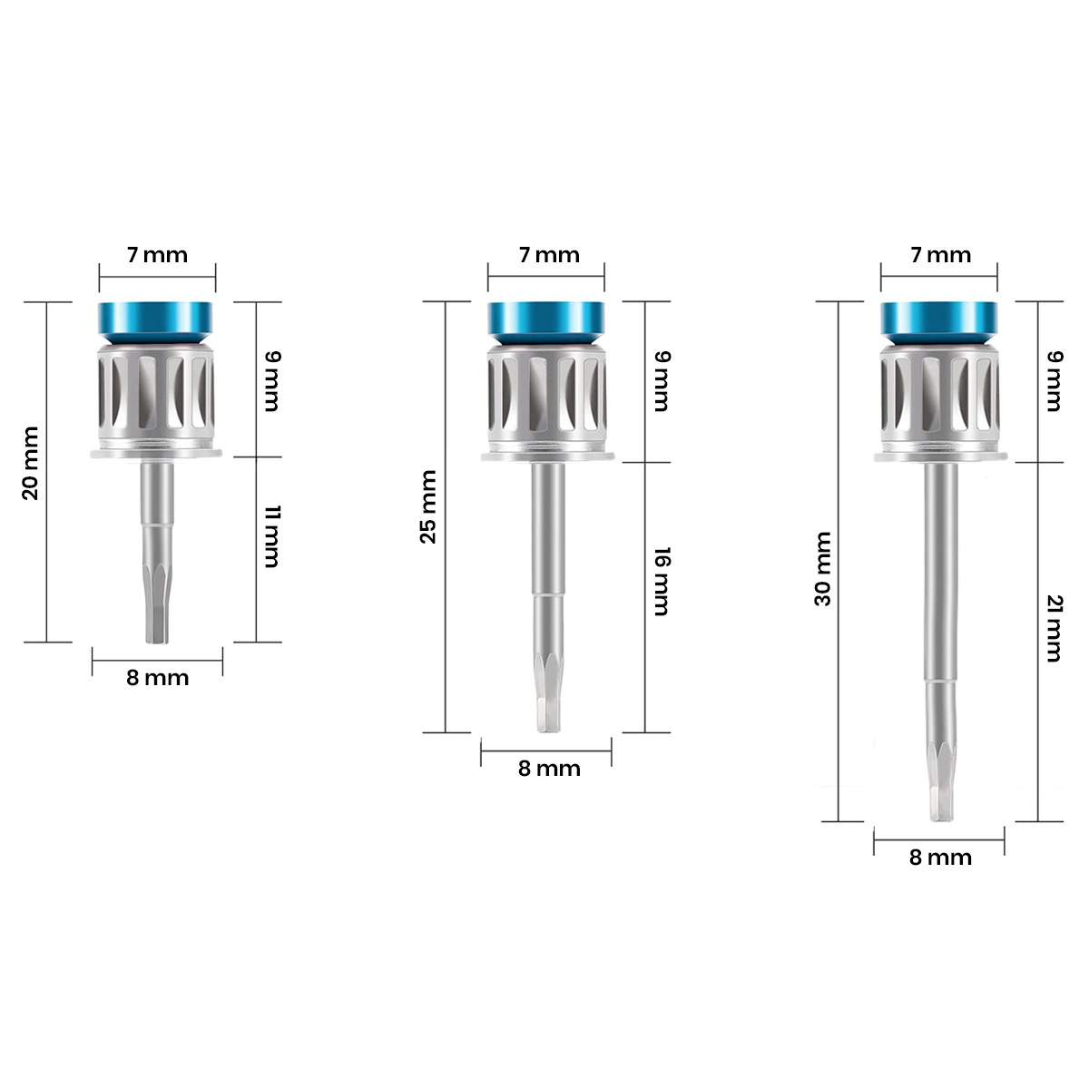 Dentaltech Prosthetic Hex Driver - Adin | Alpha-Bio Tec | Dentium | Dentis | MIS | Biohorizons | Cortex Compatible