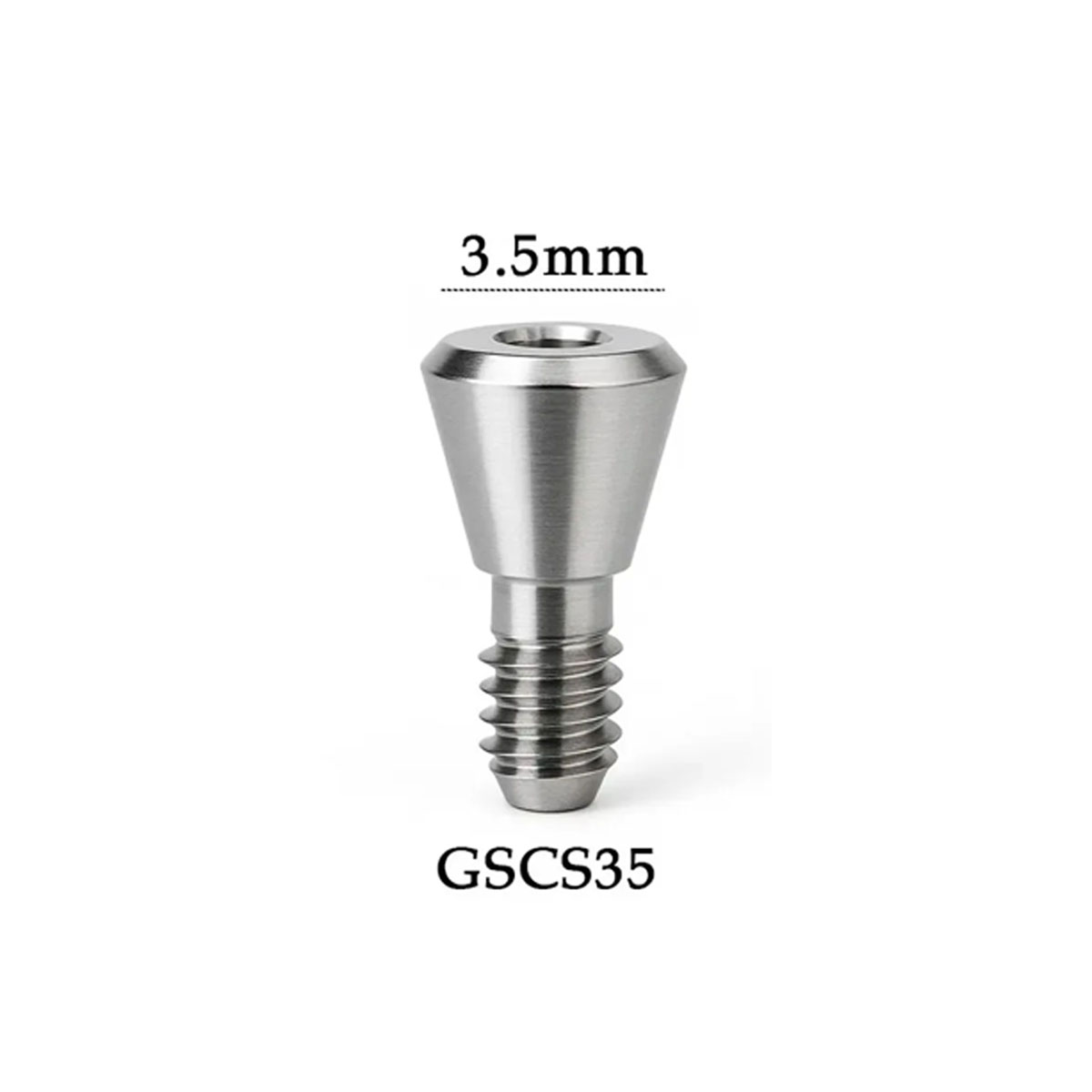 Dentaltech Implant Cover Screw Mini ∅3.5mm X 0.4mm - Osstem Mini Compatible (GSCS35)