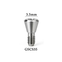 Dentaltech Implant Cover Screw Mini ∅3.5mm X 0.4mm - Osstem Mini Compatible (GSCS35)