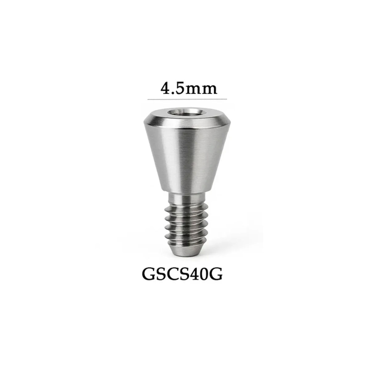 Dentaltech Implant Cover Screw Regular ∅4.5mm X 0.4mm - Osstem | Dentium | DIO | Cowellmedi | Neobiotech | Dentis Compatible (GSCS40G)