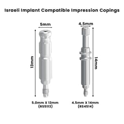 Dentaltech Impression Copings RS - Adin | Noris | MIS | AB Dental Compatible - 6