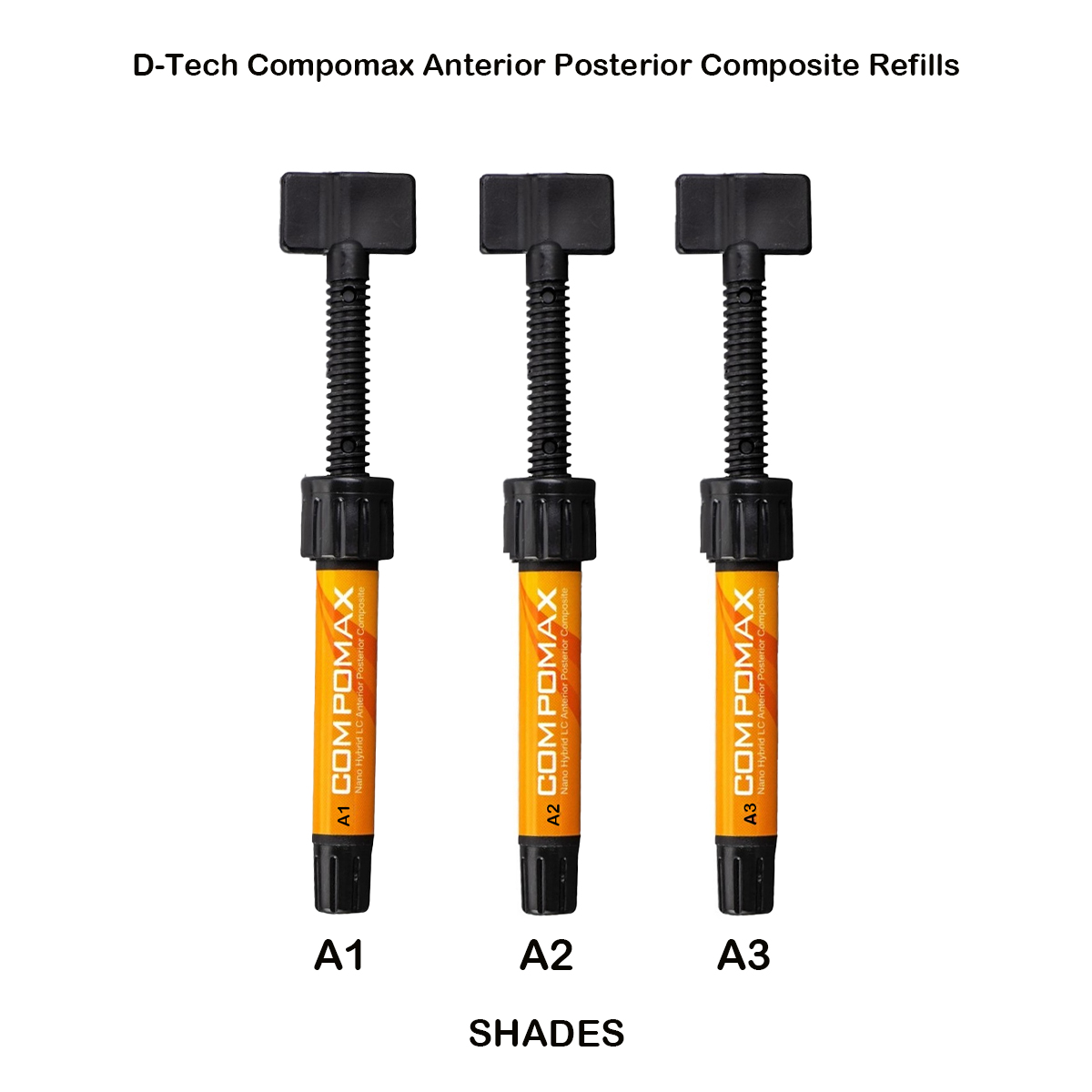 D-Tech Compomax Anterior Posterior Composite Refills