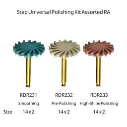 Youdent 3 Step Universal Polishing Kit Assorted RA - 6