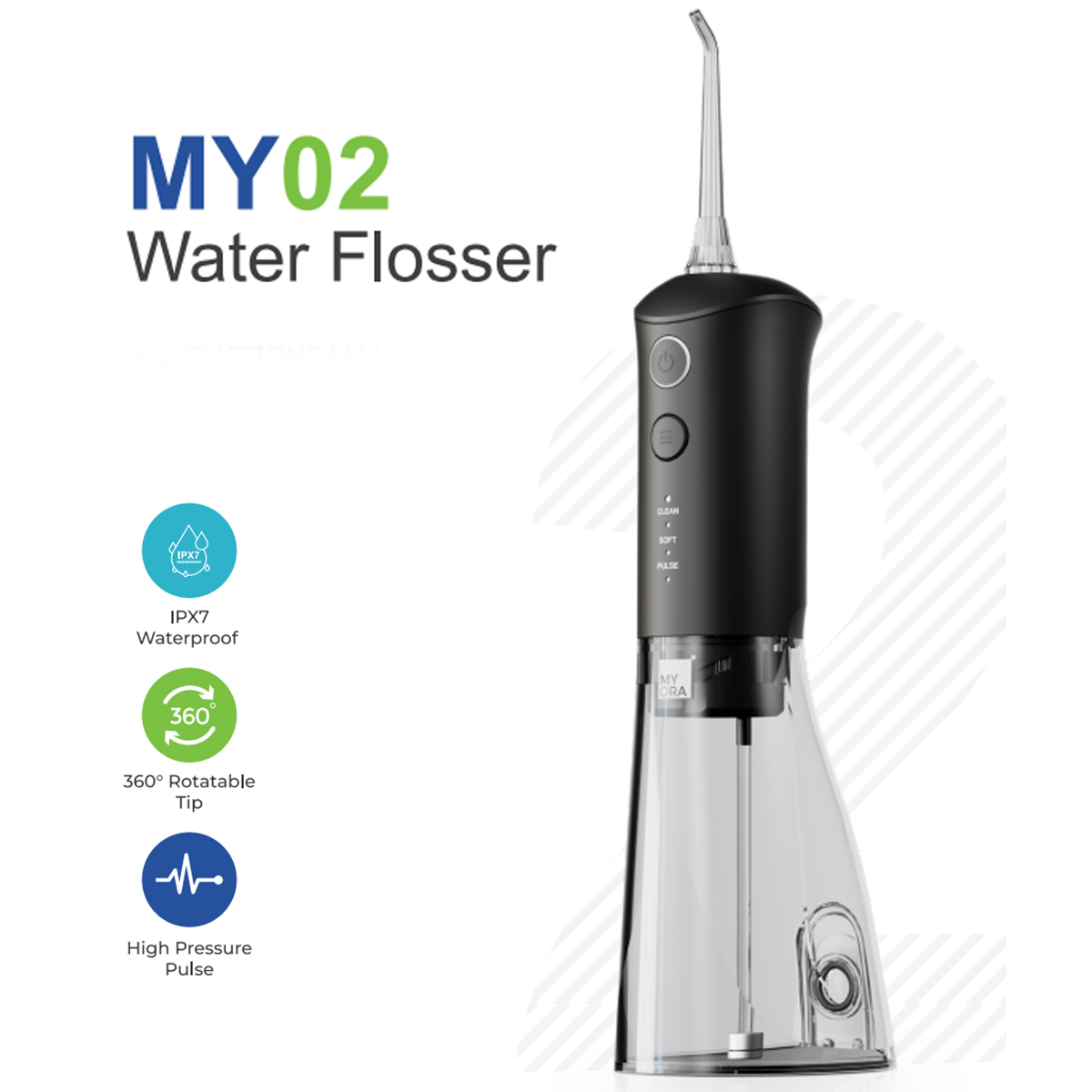 Myora Cordless Water Flossers (MY02)