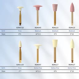 Youdent Zirconia Grinding And Polishing Assorted Kit RA (TR0801) - 2