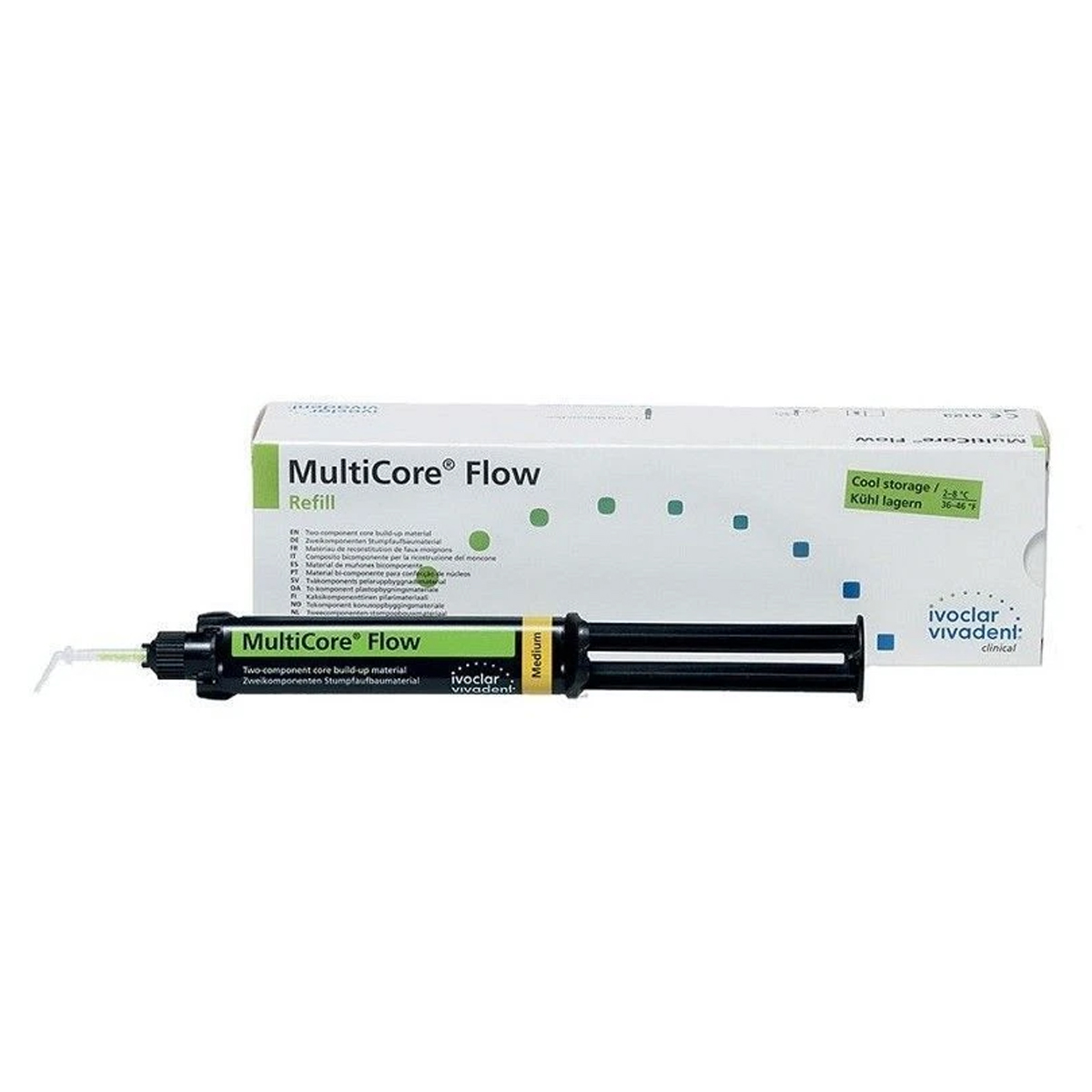 Ivoclar MultiCore Flow Dual-Cure Core Build-up Material - Medium