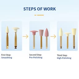 Youdent Zirconia Grinding And Polishing Assorted Kit RA (TR0801) - 4