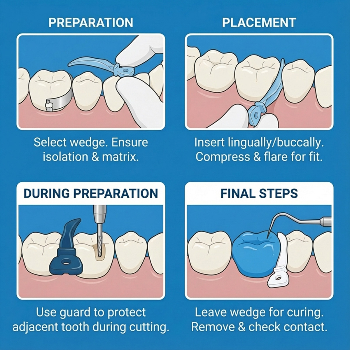 Dentsply Palodent V3 Wedges Refills (Pack Of 100)