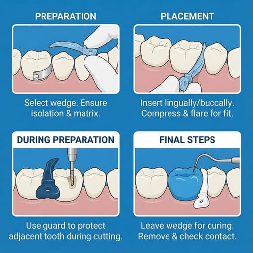 Dentsply Palodent V3 Wedges Refills (Pack Of 100)