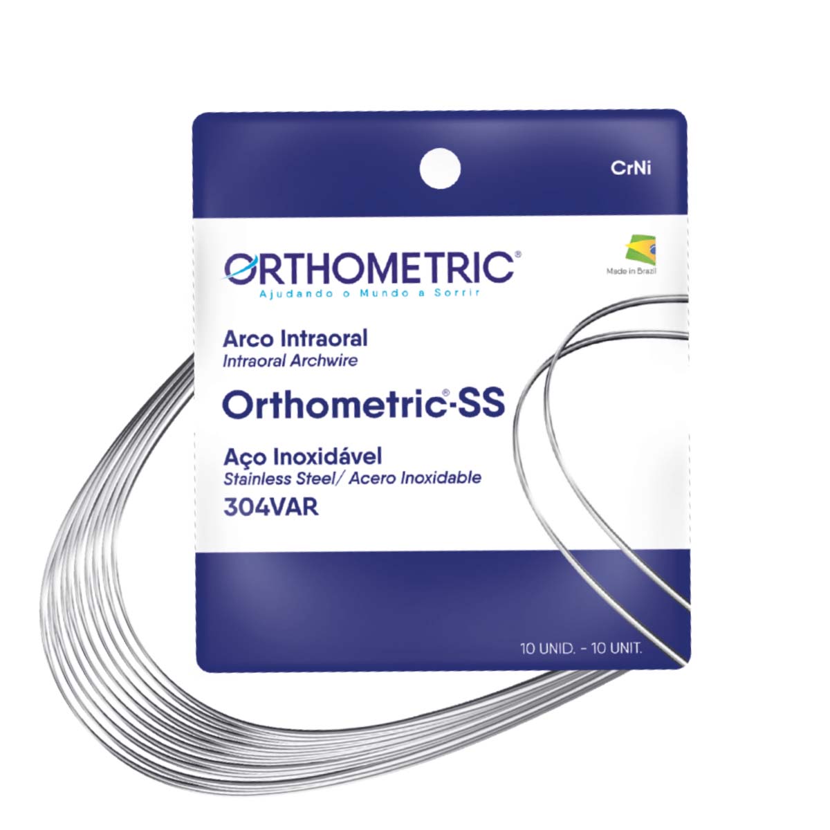 OrthoMetric SS Archwire Square 016x016 Lower - (52.50.2116)