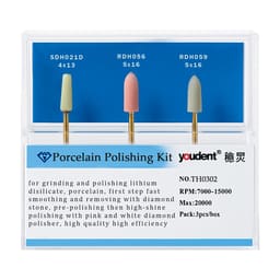 Youdent Ceramic & Porcelain Grinding & Polishing Assorted Kit HP - TH0302