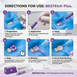 Waldent BESTEtch Plus 37% Phosphoric Acid Etchant - 6