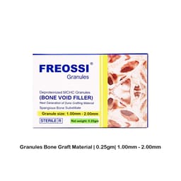 Fredna Freossi Granules Bone Graft Materials 0.25gm - 4