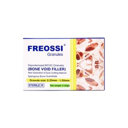 Fredna Freossi Granules Bone Graft Material | 0.25gm| 0.25mm - 1.00mm