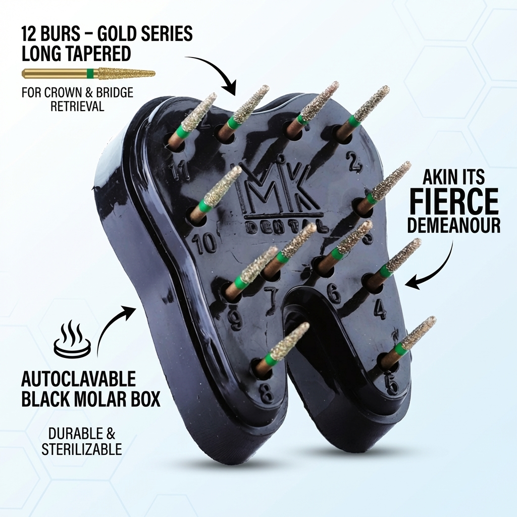 MiK Zirconia Retrieval Bur Kit - Straight Only