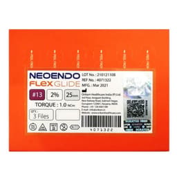 Neoendo Flex Glide Rotary Files (Pack of 3) - 6