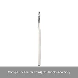 Prima Dental Lindemann Cross Cut Straight Handpiece Bur -162 (Pack of 5) - 5