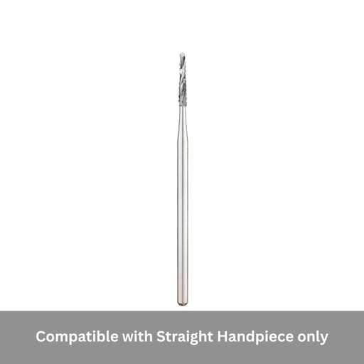 Prima Dental Lindemann Cross Cut Straight Handpiece Bur -162 (Pack of 5)