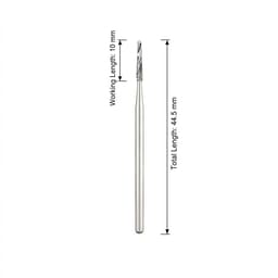 Prima Dental Lindemann Cross Cut Straight Handpiece Bur -162 (Pack of 5) - 4