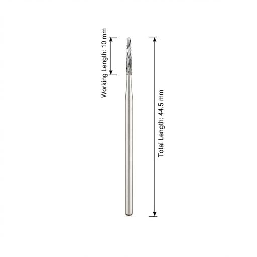 Prima Dental Lindemann Cross Cut Straight Handpiece Bur -162 (Pack of 5)