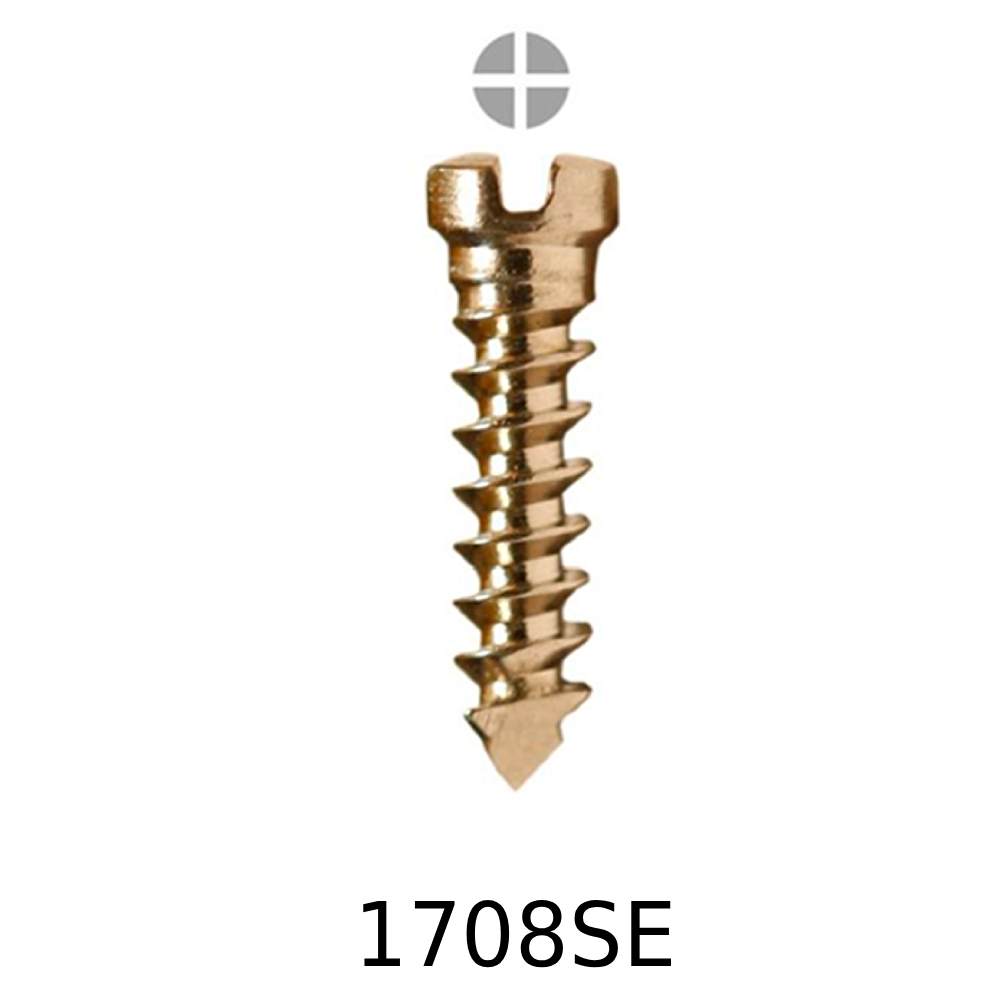 SK Surgicals SS Emergency Screws - 1.7mm x 8mm (1708SE)