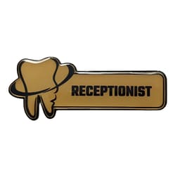 Unique Dents Dental Badge (BN003) - Receptionist