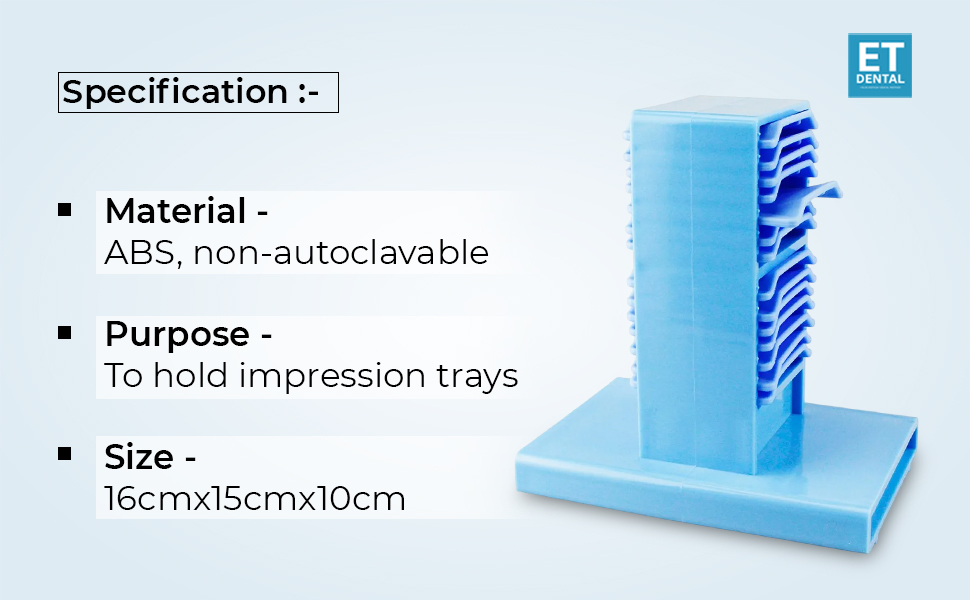 ET Dental Impression Tray Stand
