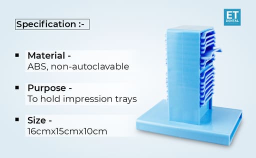 ET Dental Impression Tray Stand