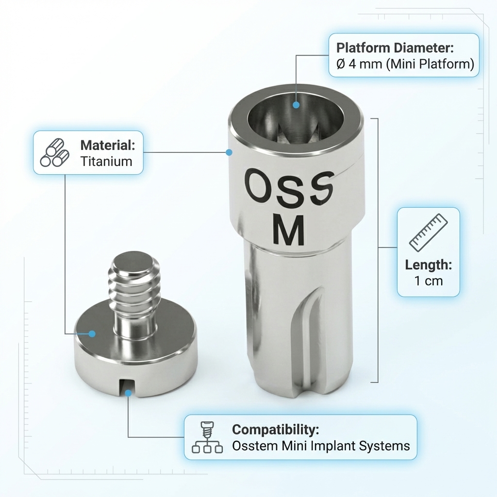 Dentaltech Digital Analog Mini - Osstem Mini Implant Compatible
