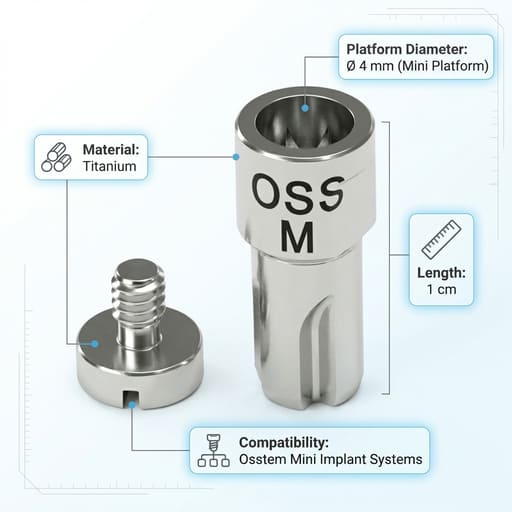 Dentaltech Digital Analog Mini - Osstem Mini Implant Compatible