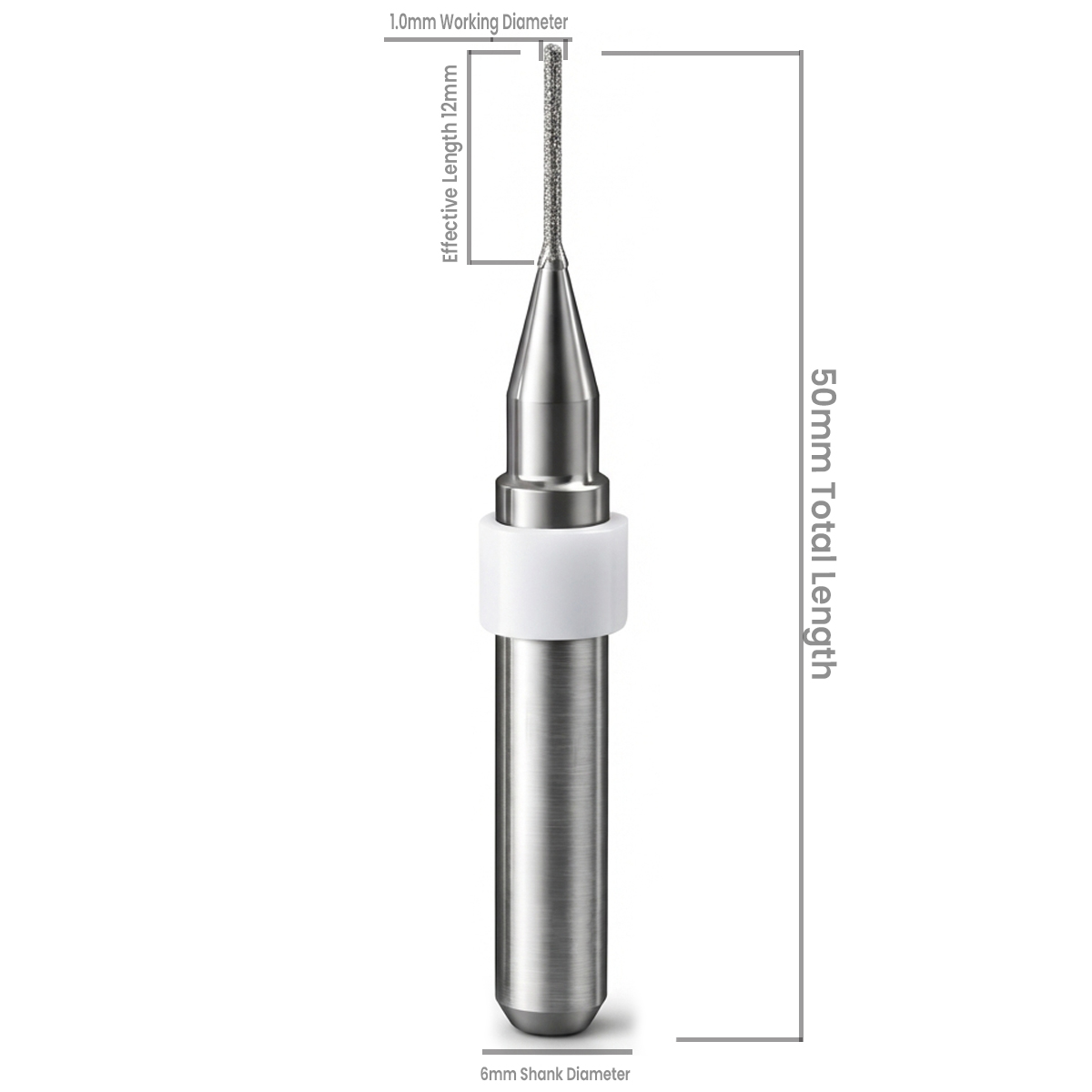 Nexy Glass Ceramic Milling Bur DC (JDM5DW Type)