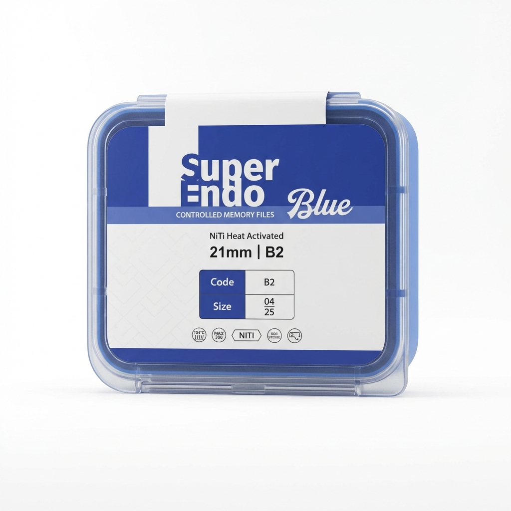 SuperEndo Blue Files 21mm #04/25 (B2) (Pack of 6)