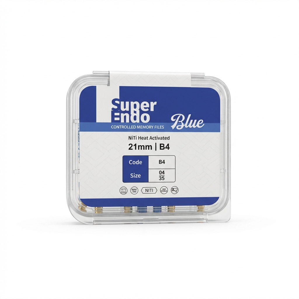 SuperEndo Blue Files 21mm #04/20 (B1) (Pack of 6)