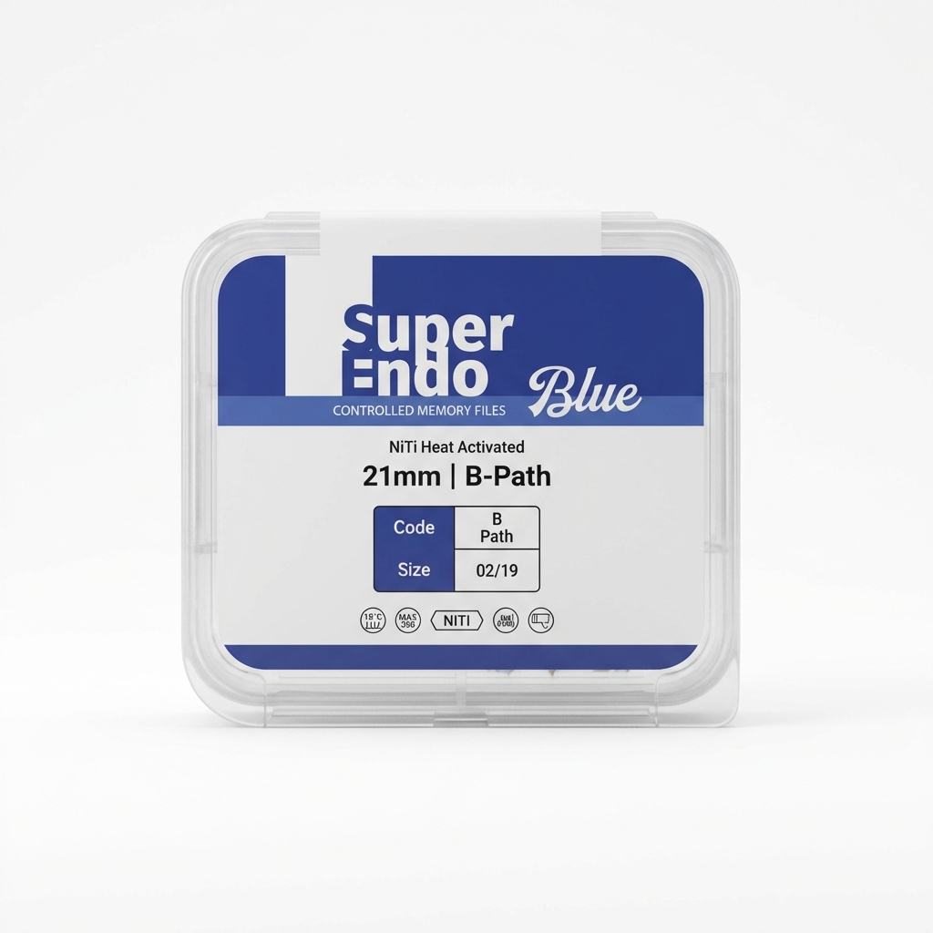 SuperEndo Blue Files 21mm #02/19 (B-Path) (Pack of 6)