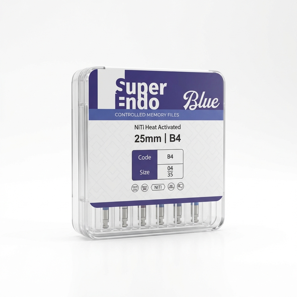 SuperEndo Blue Files 25mm #04/35 (B4) (Pack of 6)
