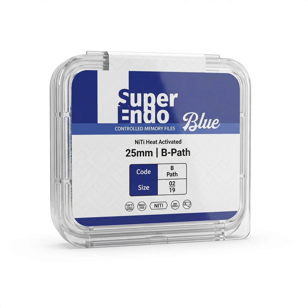 SuperEndo Blue Files 25mm #02/19 (B-Path) (Pack of 6)