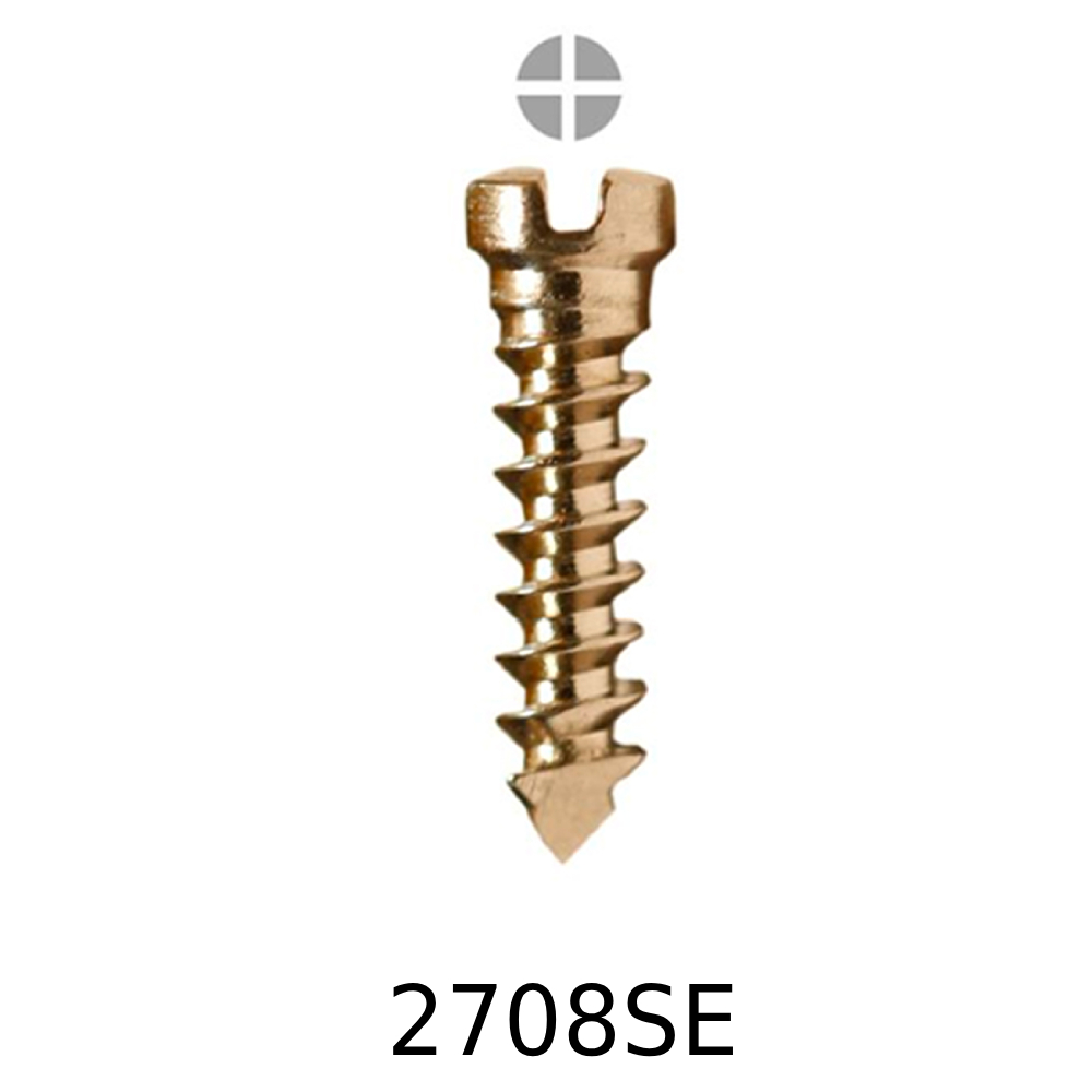SK Surgicals SS Emergency Screws - 2.7mm x 8mm (2708SE)
