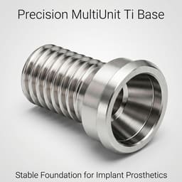 Dentaltech Dentium Compatible Multi Unit Ti Base - 6