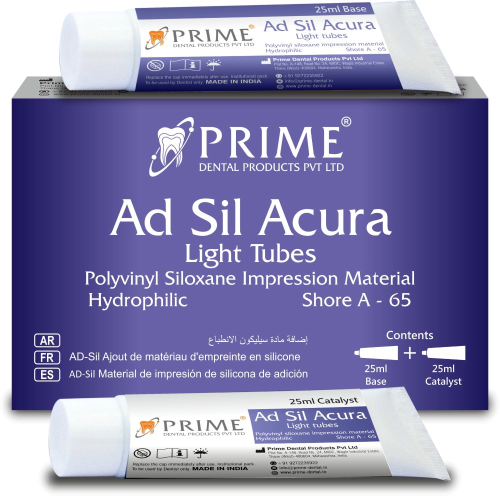 Prime Dental Ad-Sil Acura Soft Putty & Light Body
