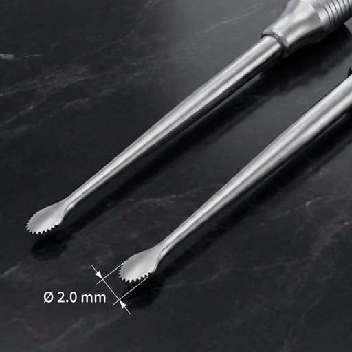 Veecare Straight Micro Serrated Curette 2mm