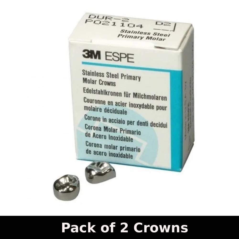 3M ESPE SS Crown Primary Molar Crown-D (1st molar) (Pack of 2)