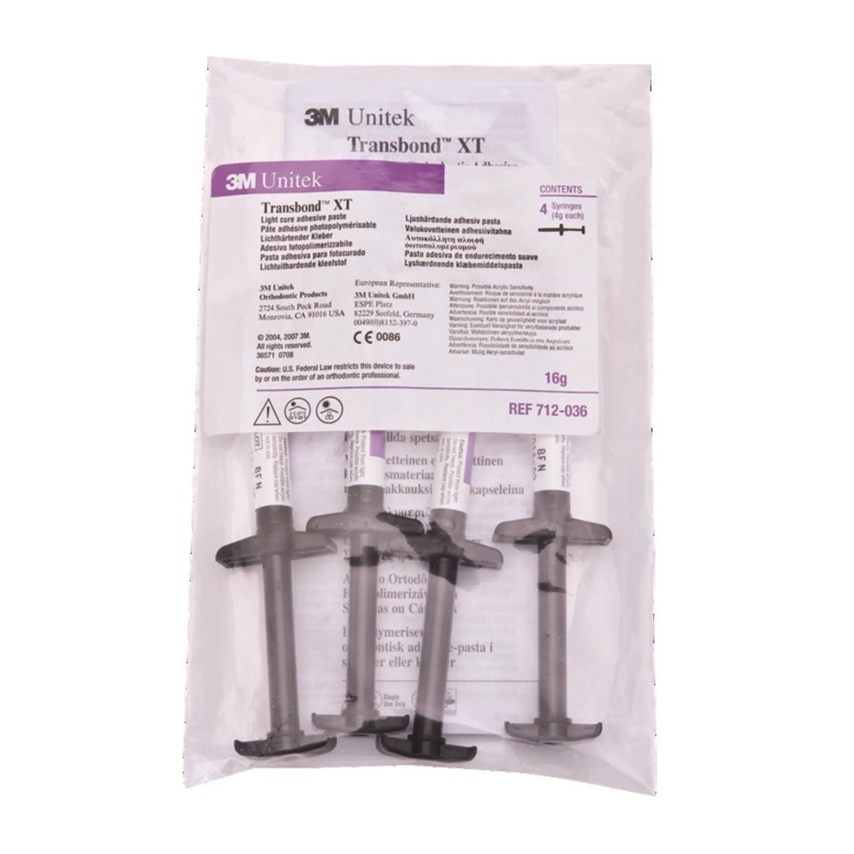 3M Unitek Transbond XT Adhesive Syringe (Pack of 4)