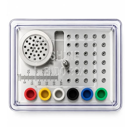 Indian Dental Endo Box - 41 Holes (Plastic)